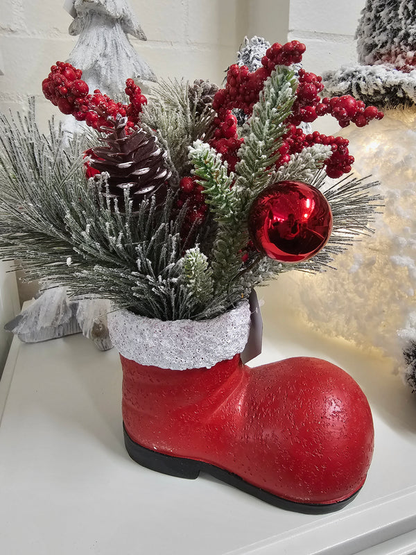 Santa Boot with Spray