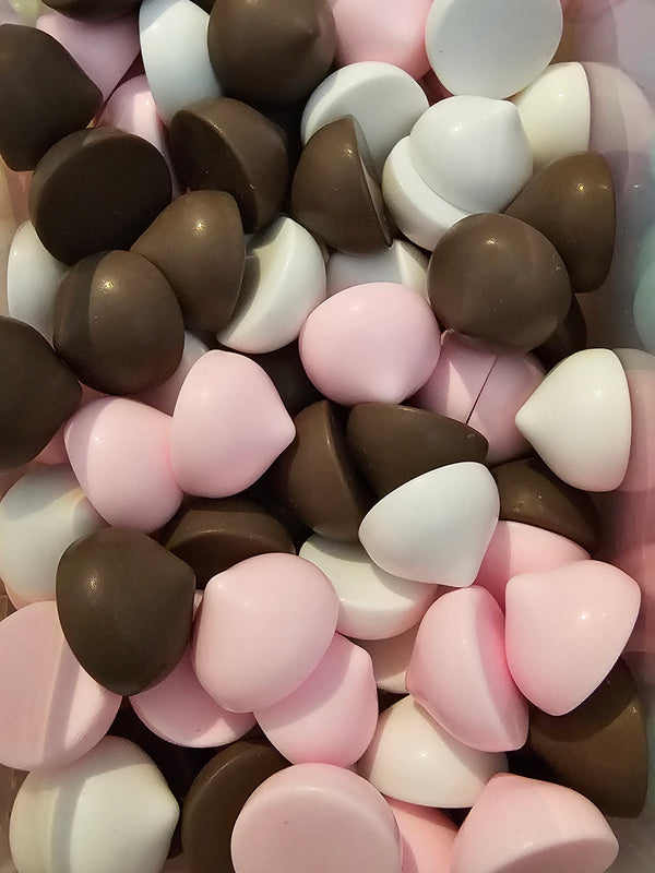 Faux Choc Drops - Neopolitan Mix