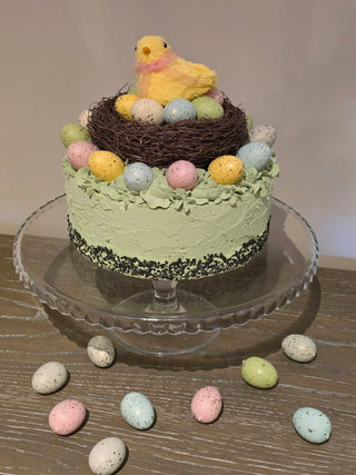 Faux Easter Chick Cake