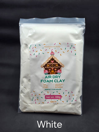 Buy white Air Dry Foam Clay - FIRM - 100g