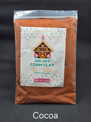 Buy cocoa Air Dry Foam Clay - FIRM - 100g