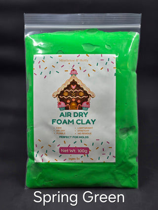 Buy spring-green Air Dry Foam Clay - FIRM - 100g