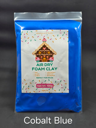Buy cobalt-blue Air Dry Foam Clay - FIRM - 100g