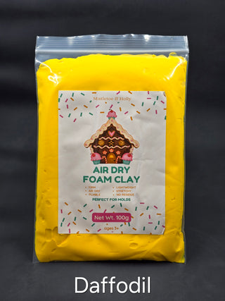 Buy daffodil Air Dry Foam Clay - FIRM - 100g