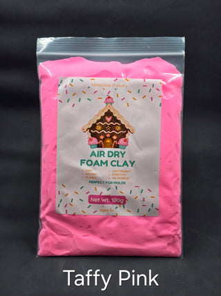 Buy taffy-pink Air Dry Foam Clay - FIRM - 100g