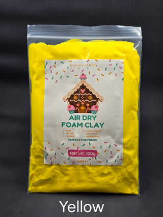 Buy yellow Air Dry Foam Clay - FIRM - 100g