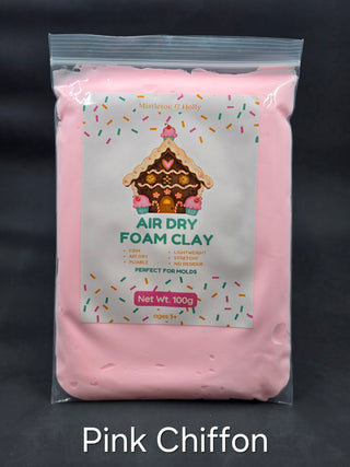 Buy pink-chiffon Air Dry Foam Clay - FIRM - 100g