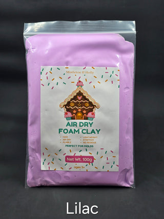 Buy lilac Air Dry Foam Clay - FIRM - 100g