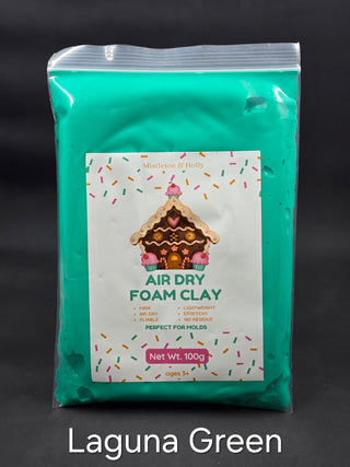 Buy laguna-green Air Dry Foam Clay - FIRM - 100g