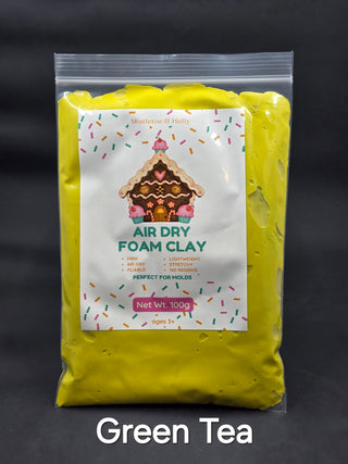 Buy green-tea Air Dry Foam Clay - FIRM - 100g