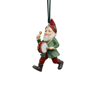 Vintage Elf Playing Drum HO