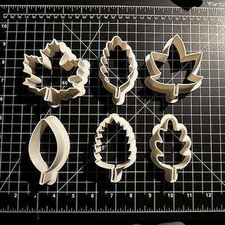 Fall Leaf Shapes Clay Cutters