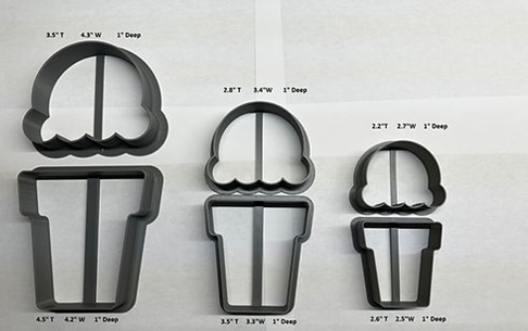 Ice-Cream Set Clay Cutter