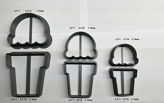 Ice-Cream Set Clay Cutter