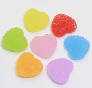 Faux Jelly Hearts