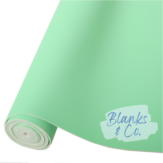 Buy pastel-green PU Faux Leather - Macaron
