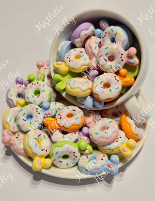 Easter Bunny Donut Cabochon