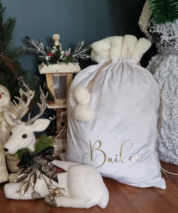 Mink Santa Sack - Personalised