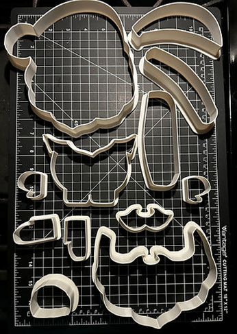 Santa Claus Set Clay Cutter