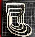 Santa's Stocking Clay Cutter