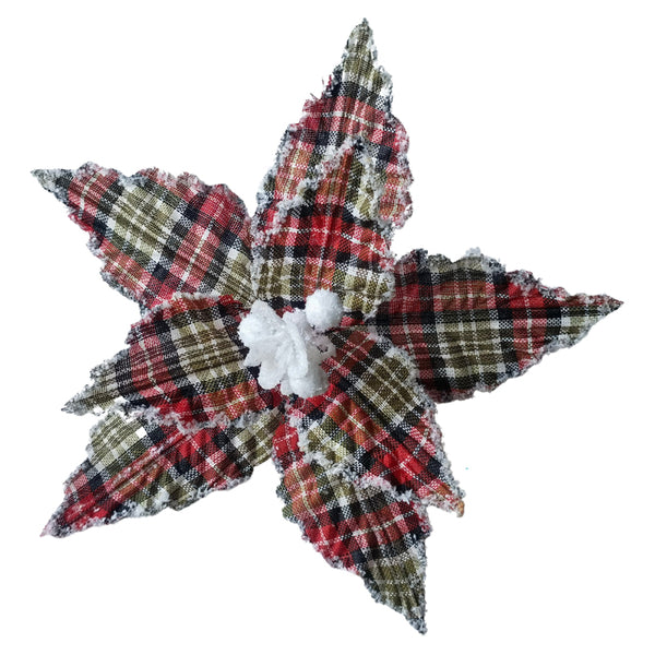 Clip on Poinsettia