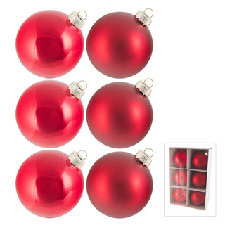 Glass Bauble - Red