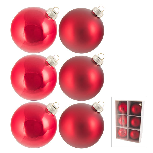 Glass Bauble - Red