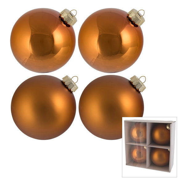 Glass Bauble - Copper