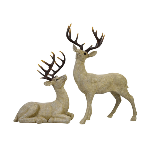 Deer with antlers