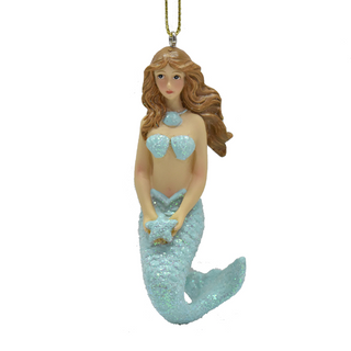 Aqua Mermaid with Starfish HO