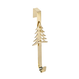 Metal Wreath Holder - Tree Gold
