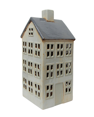 Alsace Tealight Grande Chalet Grey