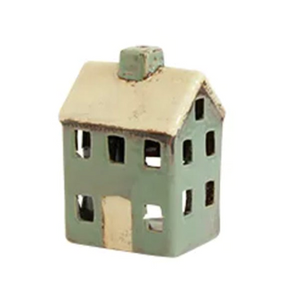 Alsace Petite Tealight House Blue