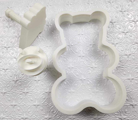 Bear/Donut Shaker Clay Cutter