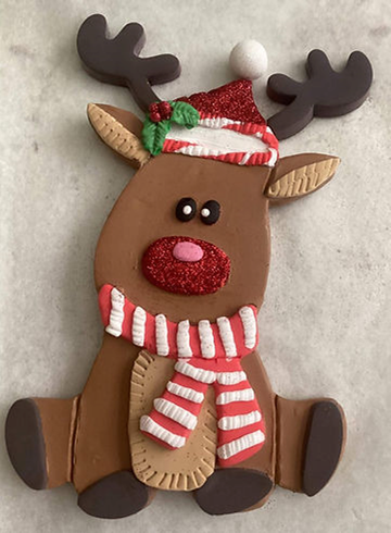 Ralph the Radical Reindeer Clay Cutter