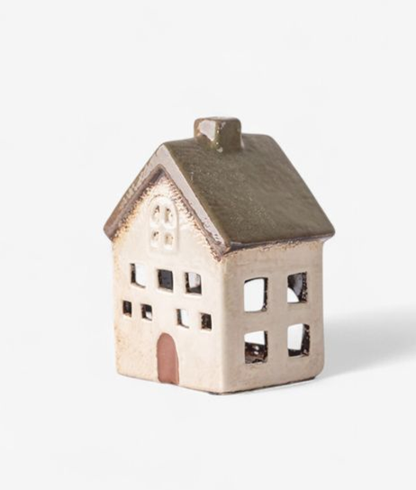 Alsace Tealight Villa Olive Green