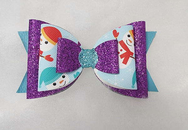 Harper bow - Frosty the Snowman