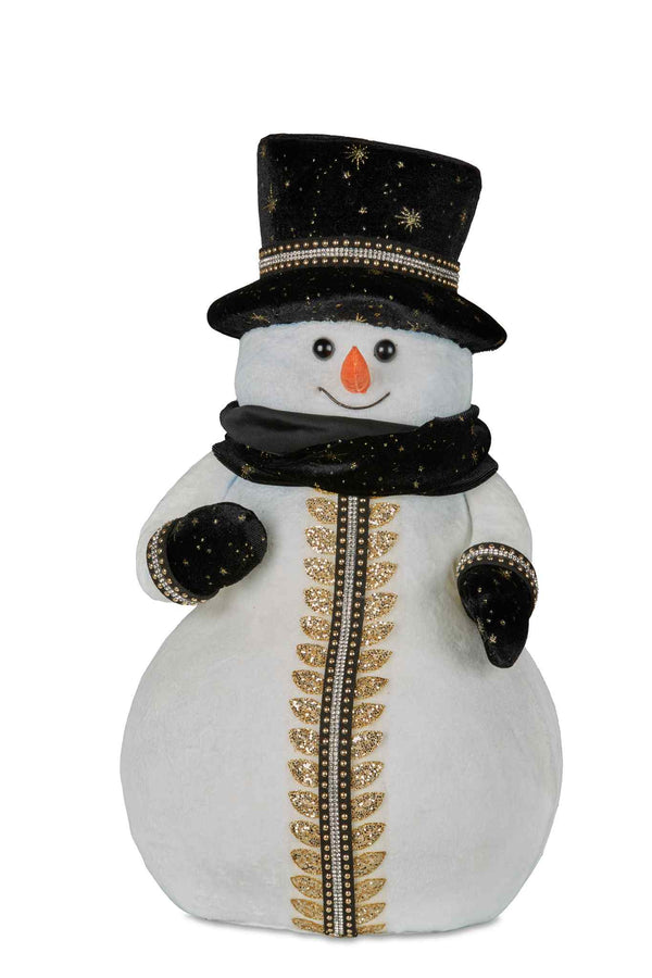 Snowman Black & Gold