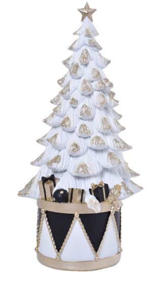 Black and white Christmas Tree