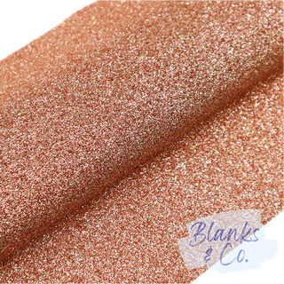 Glitter Faux Leather - Champagne Gold (Superfine)