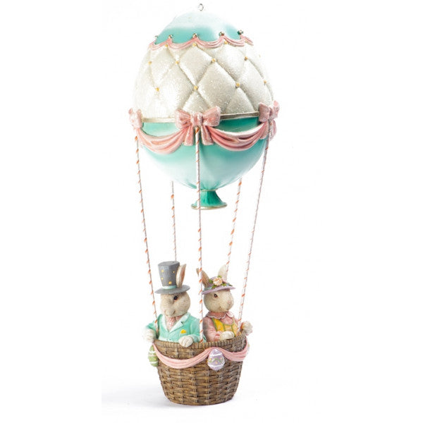 Bunny in air balloon