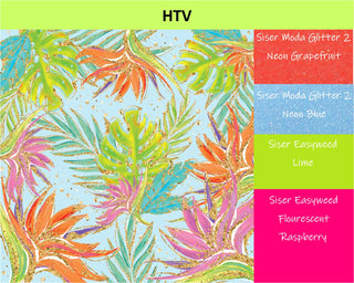 VINYL BY DESIGN - Neon Garden - January