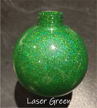 Buy laser-green Baubles - Pre Glittered