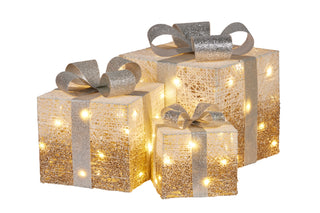 Christmas Present LightUP - 3pce
