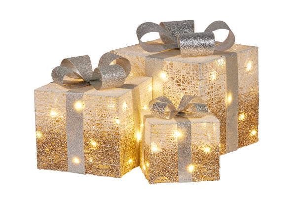 Christmas Present LightUP - 3pce