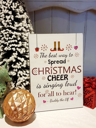 Wooden Christmas Sign
