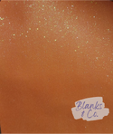 Glitter Faux Leather -Orange (Superfine)