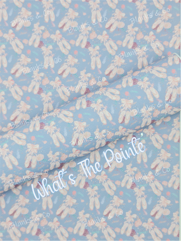 'What's the Pointe' Faux Leather