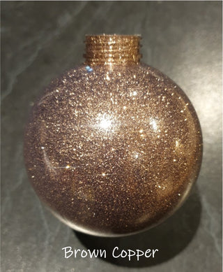 Buy brown-copper Baubles - Pre Glittered