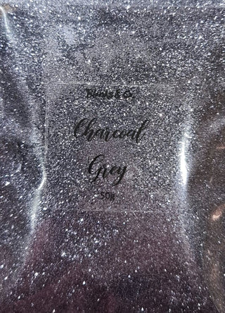 Buy charcoal-grey Metallic Glitter